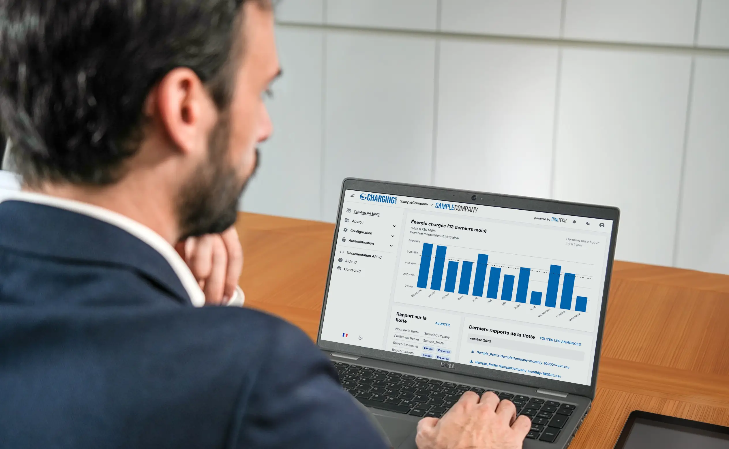 Wallbox mobile utilisée pour la gestion de flotte