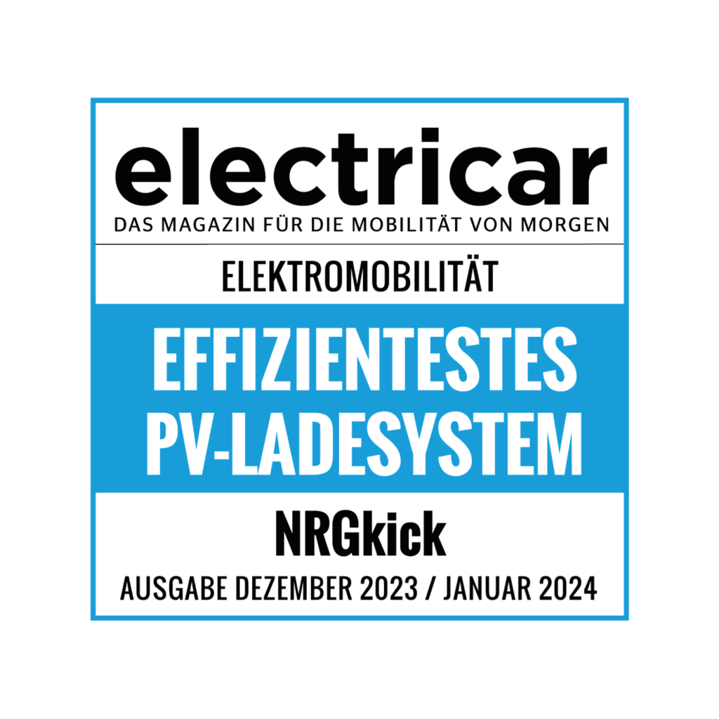 Electricar Award Effizientes PV-Ladesystem