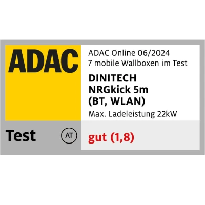 Award von ADAC mit Note Gut