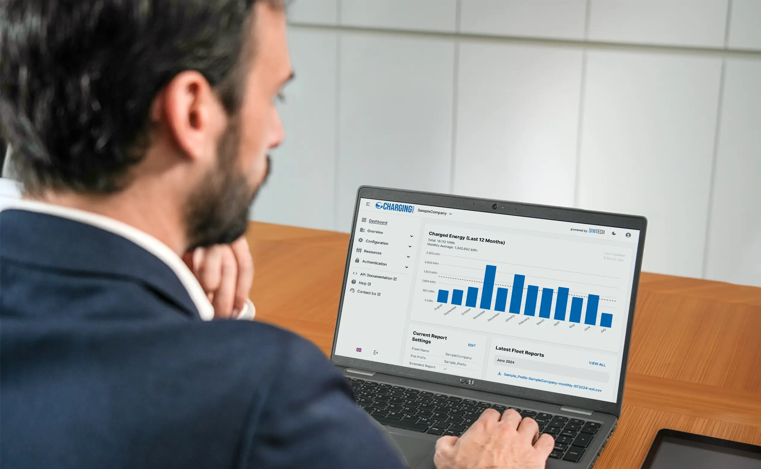 Mobile wallbox in use for fleet management