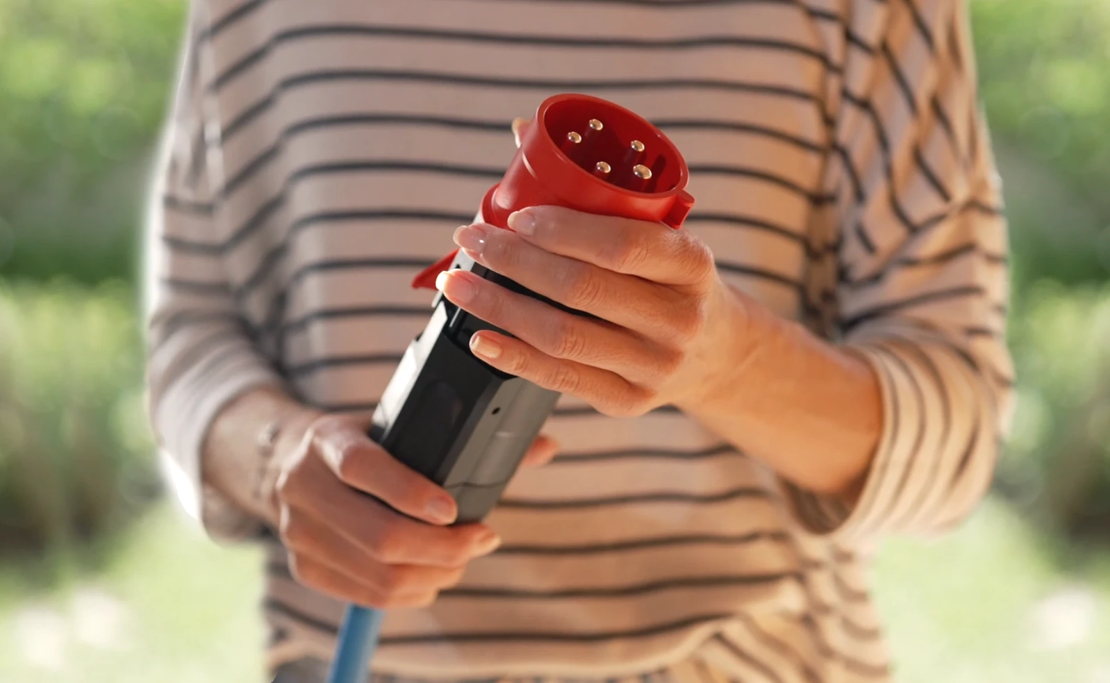 Plug attachment is attached to the plug unit.