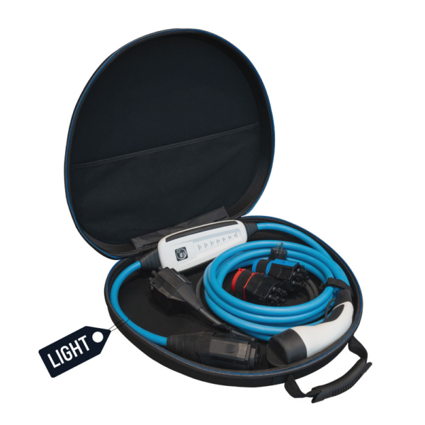 NRGkick Set Optimal 16A light is in the transport bag.