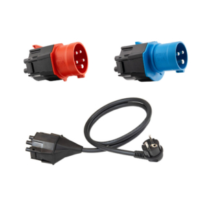 NRGkick Steckeraufsatz Set 16A Standard bestehend aus 16A 5Pol, 16A 3Pol, Typ E+F 13A.